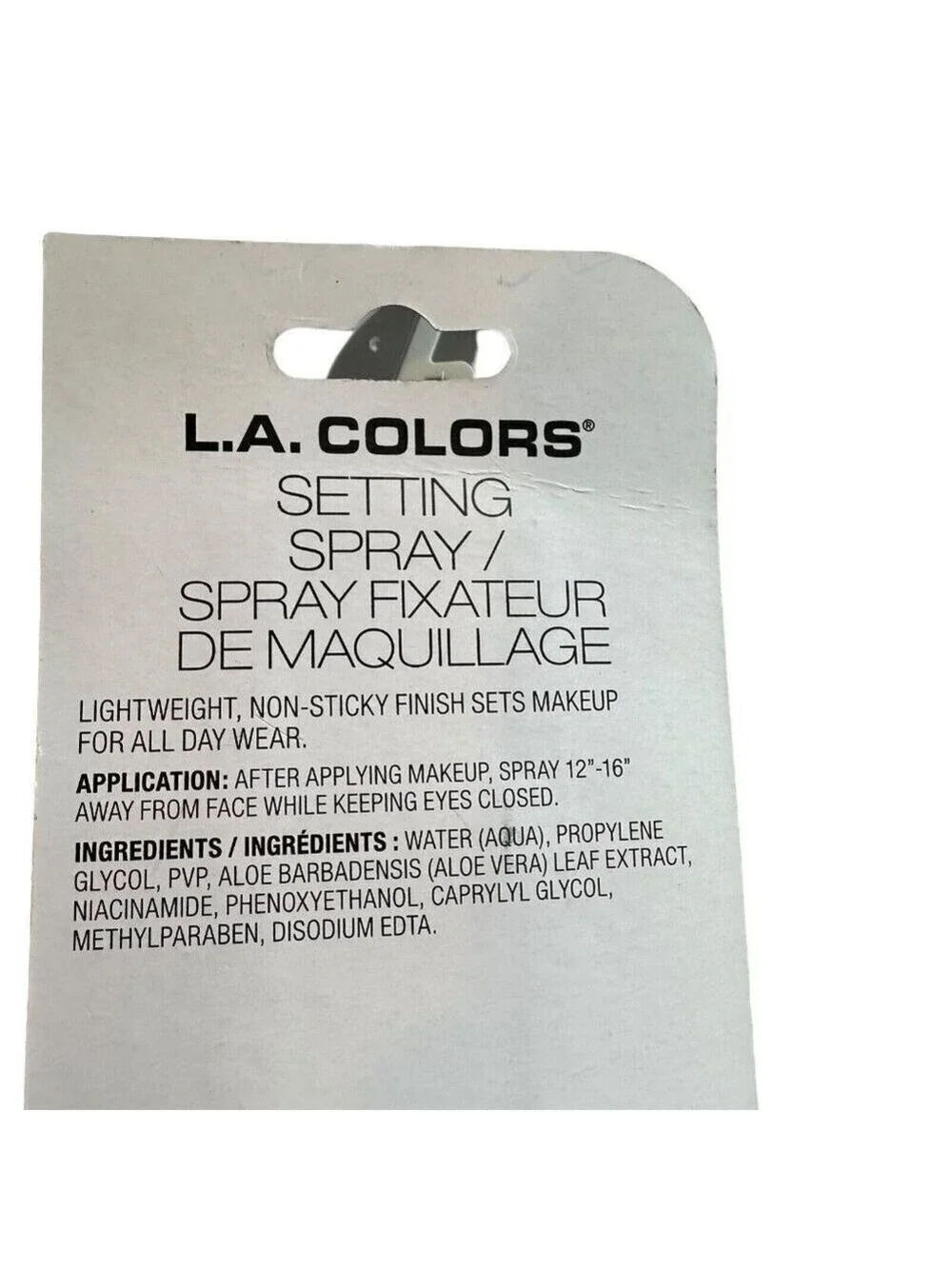 L.A. Colors colors setting
